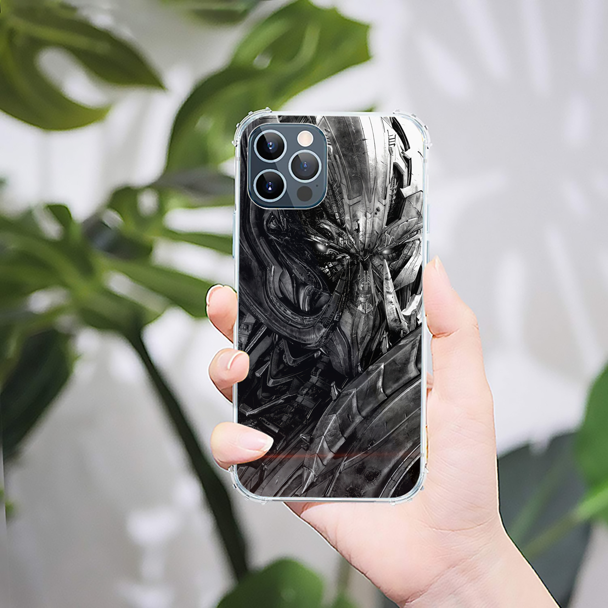 （画像用） Transformers トランスフォーマー 【iPhone 12シリーズ対応】透明スマホケース（クリアソフトケース）
